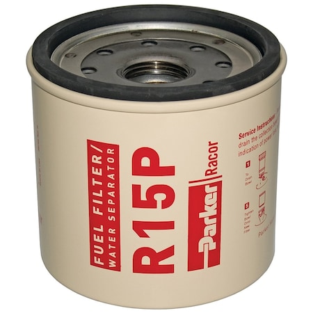 Racor Racor Spin-On Elements, 3.63", R15P R15P